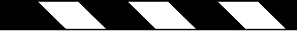 Black bar with white diagonal stripes