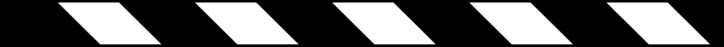 Film clapperboard top with white chevrons